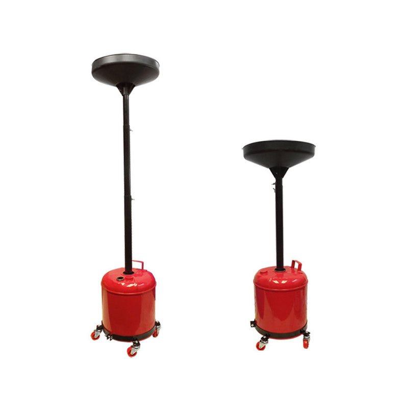 5 Gallon Oil Drain Portable Telescopic Dolly Oil Lift Drain tank