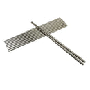 5 Pairs 9'' Reusable Stainless Steel Chopsticks