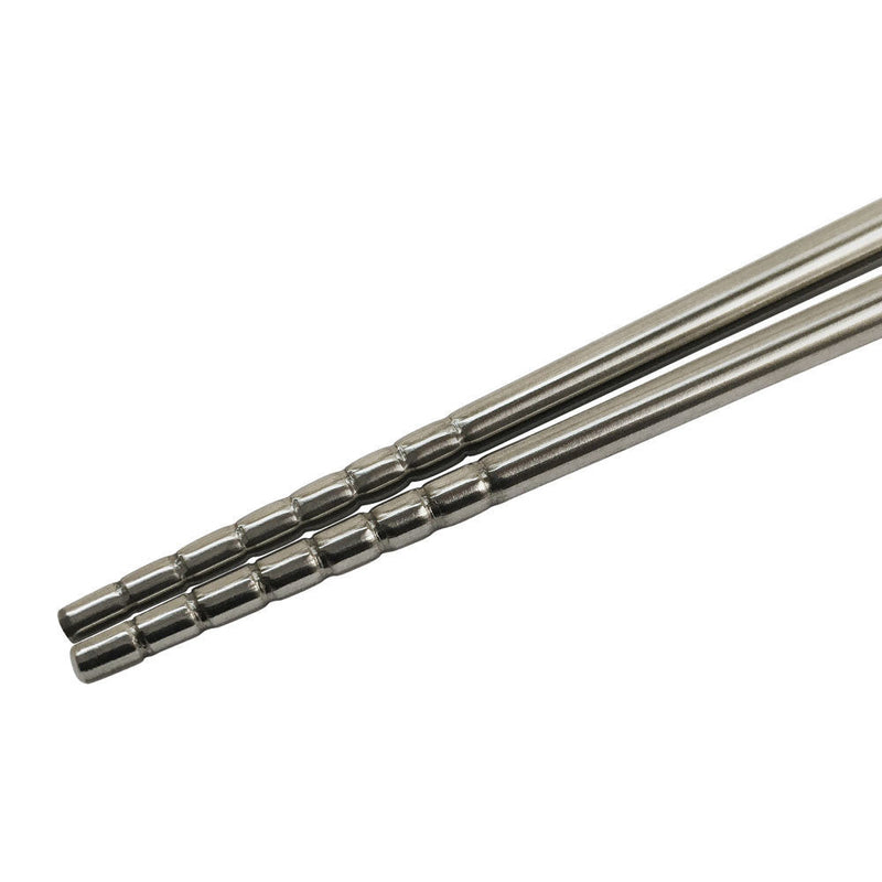 5 Pairs 9'' Reusable Stainless Steel Chopsticks