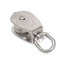 5 PC 1-1/4'' Marine Stainless Steel SINGLE Pulley w- Swivel Eye Hoist Lift 500Lb