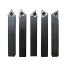 5 PC 1/2'' Indexable Carbide Insert Lathe Turning Tool Bit Set C6 Chipbreaker