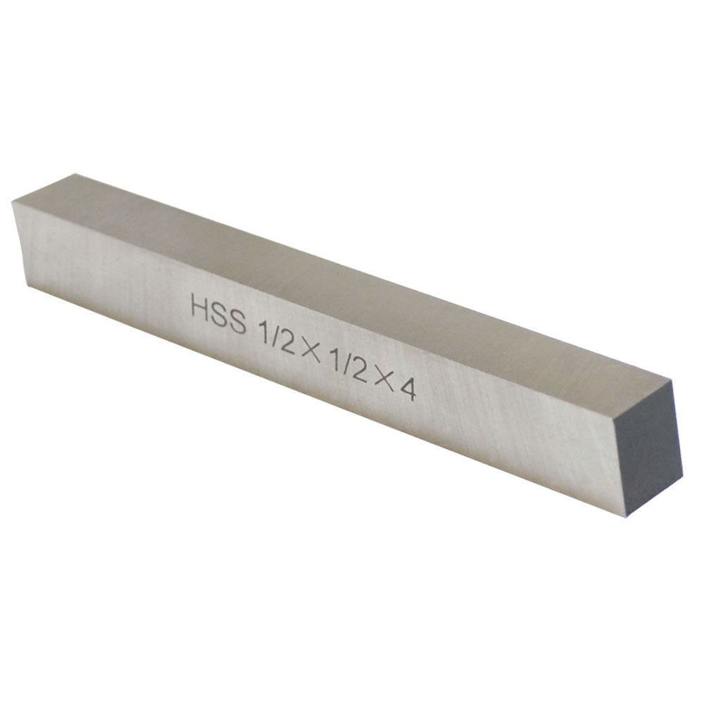 5 Pc 1/2'' x 1/2'' x 4'' HSS Square Tool Bit Lathe Fly Cutter Mill Blank