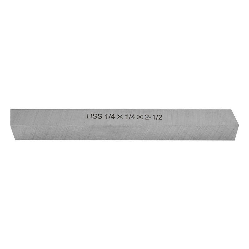 5 Pc 1/4" x 1/4" x 2-1/2" HSS Square Tool Bit Lathe Fly Cutter Mill Blank