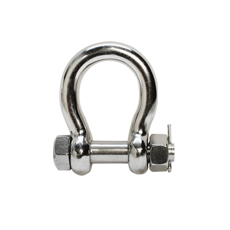 5 Pc 1/4" Bolt Pin Anchor Shackle Marine Stainless Steel 316 D Ring Bow Rigging