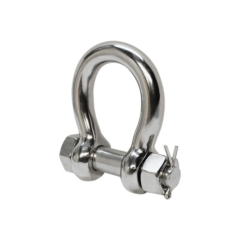5 Pc 1/4" Bolt Pin Anchor Shackle Marine Stainless Steel 316 D Ring Bow Rigging