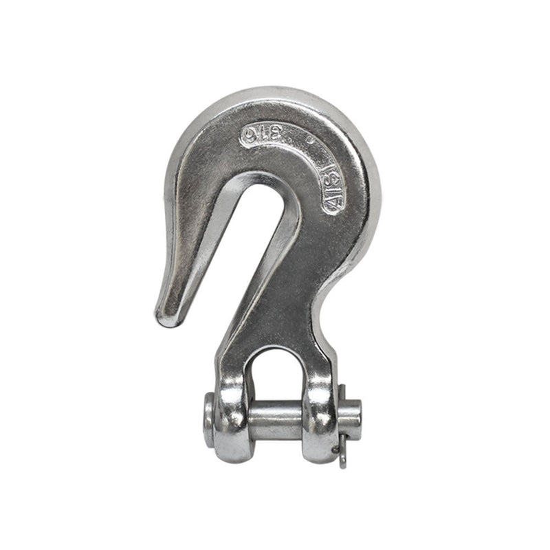 5 Pc 1/4" Marine Stainless Steel 316 Clevis Grab Hook Towing Shackle 1,600 lbs