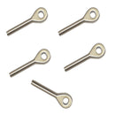 5 PC 1/8" Wire Rope Swage Eye Terminal Hand Aircraft Eye Stainless Steel
