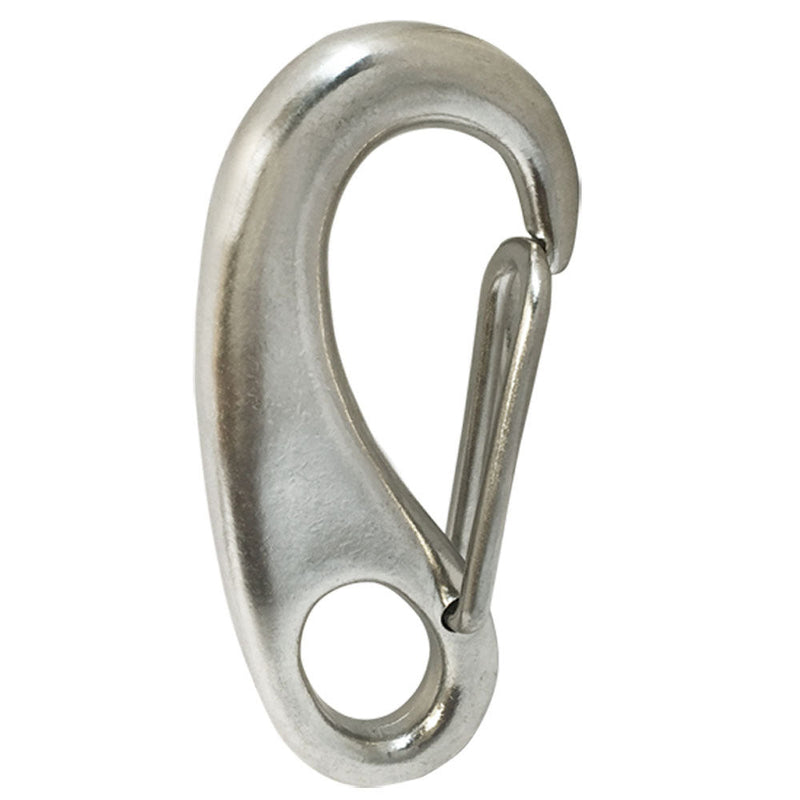 5 PC 2'' Stainless Steel 316 Gate Snap Hook  Carabiner Boat Rigging 400 Lbs