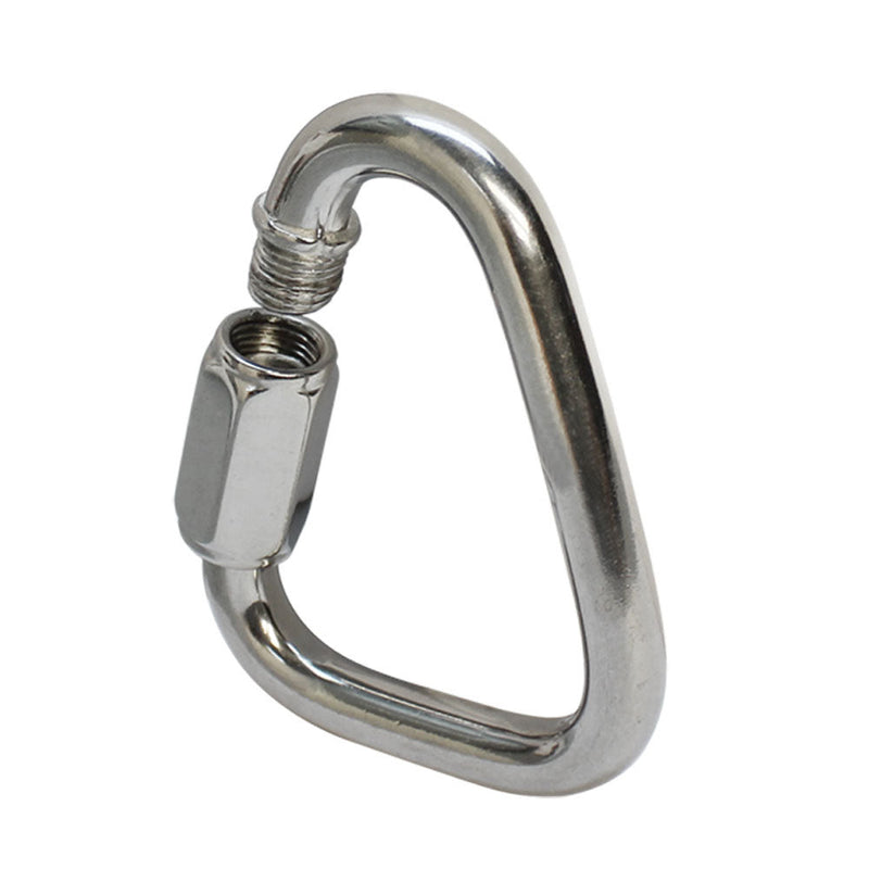 5 Pc 3/16" Marine Stainless Steel 316 Triangle Quick Link Shackle Rig Boating
