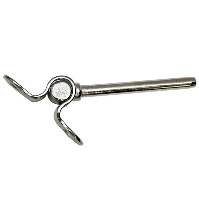 5 PC 3/16" Stainless Steel Deck Toggle Swage Stud Marine Turnbuckle Cable Rail