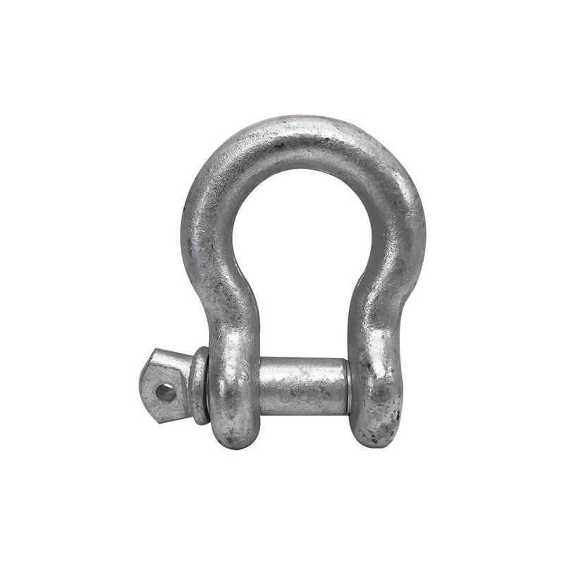 5 PC 3/4" Screw Pin Anchor Shackle Galvanized Steel Drop Forged 9500 Lbs D Ring Bow Rigging