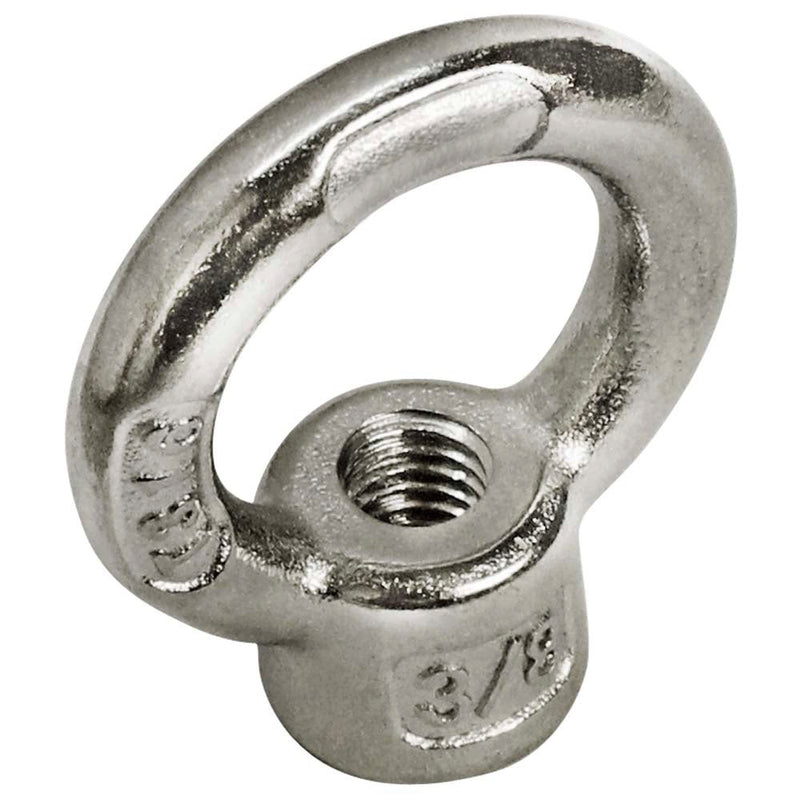 5 PC 3/8" Boat Marine 316 Stainless Steel Lifting Eye Nut 1,000 LB Cap