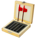 5 PC 3/8'' Indexable Carbide Insert Lathe Turning Tool Bit + 10 Pc Tips COMBO