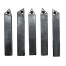 5 PC 3/8'' Indexable Carbide Insert Lathe Turning Tool Bit + 10 Pc Tips COMBO