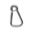 5 Pc 3/8" Marine Stainless Steel Carabiner Snap Hook w- Eyelet Insert Boating
