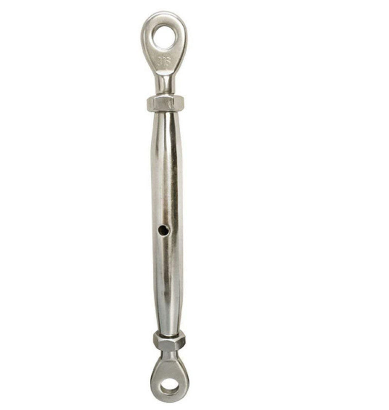 5 Pc 3/8'' Marine Stainless Steel Closed Body Turnbuckle EYE-EYE Rigging Boat 700Lbs