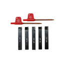 5 PC 3/8'' Shank Indexable Carbide Insert Lathe Turning Tool Bit Set