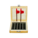 5 PC 3/8'' Shank Indexable Carbide Insert Lathe Turning Tool Bit Set