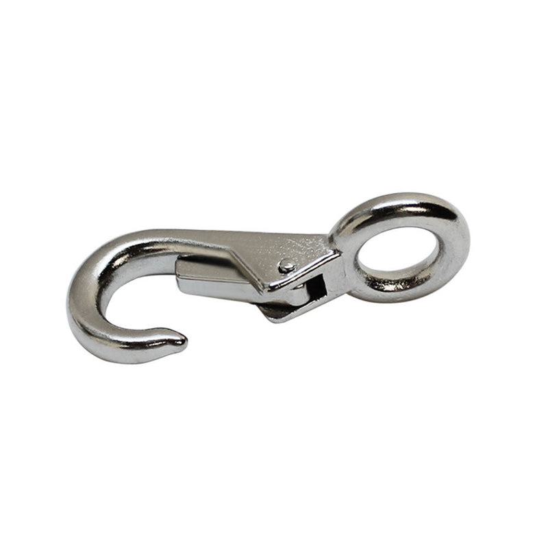5 Pc 3/8" Stainless Steel Fixed Eye Boat Snap Hook Marine Grade 316 Size