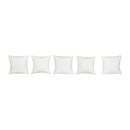 5 Pc 4'' x 4'' White Faux Leather Jewelry Bracelet Watch Pillow Retail Display Fixture