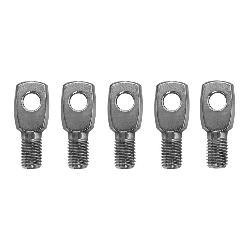 5 Pc 5/16'' - 24 Thread Size Stainless Steel T316 Threaded Eye Tab Boat Marine