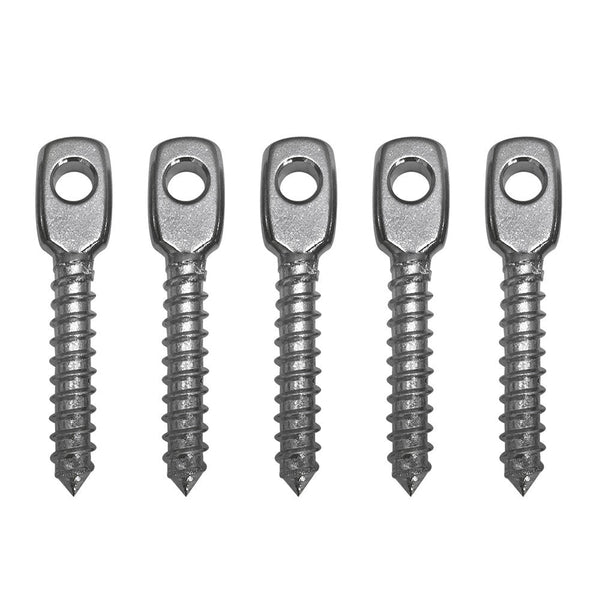 5 Pc 5/16'' - Lag Thread Size Stainless Steel T316 Threaded Eye Tab Boat Marine