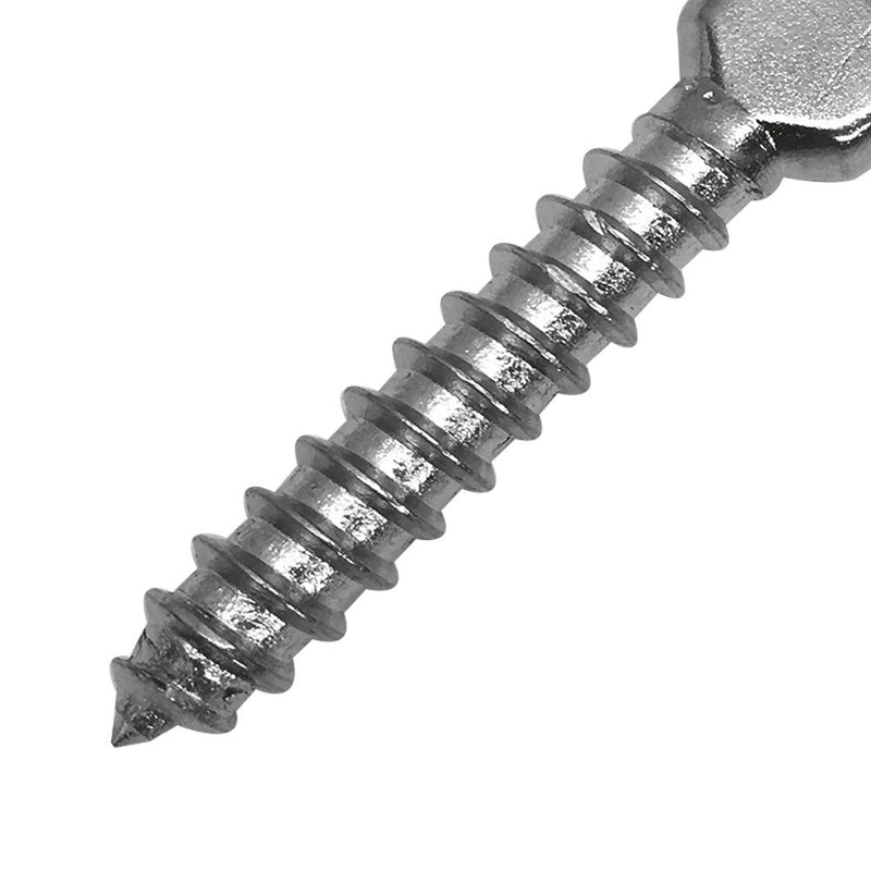 5 Pc 5/16'' - Lag Thread Size Stainless Steel T316 Threaded Eye Tab Boat Marine