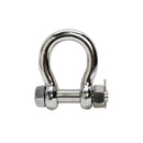 5 Pc 5/16" Bolt Screw Pin Anchor Shackle Marine Stainless Steel D Ring Bow