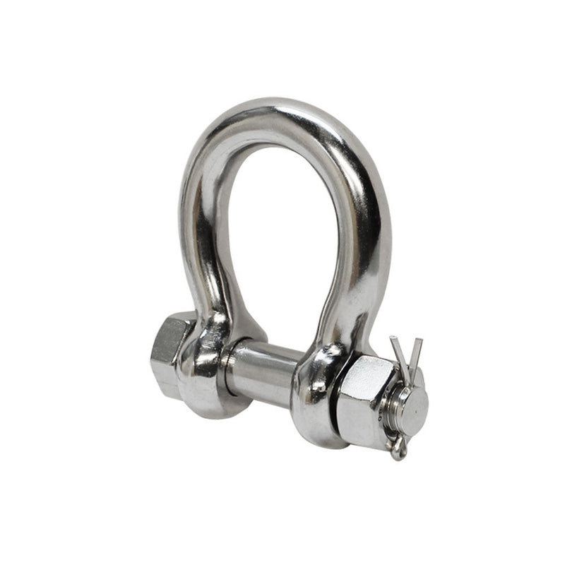 5 Pc 5/16" Bolt Screw Pin Anchor Shackle Marine Stainless Steel D Ring Bow