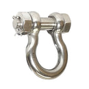 5 Pc 5/16" Bolt Screw Pin Anchor Shackle Marine Stainless Steel D Ring Bow