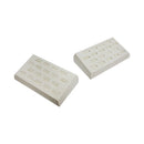 5 PC Beige Linen Wrapped 8" x 4" Ring Padded Tray 18 Slot Cufflink Organize Jewelry Store Pawn Shop Display