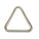 5Pc 316 Stainless Steel Triangle Ring Welded 1/4" x 2" Marine Grade (6mm x 50mm)