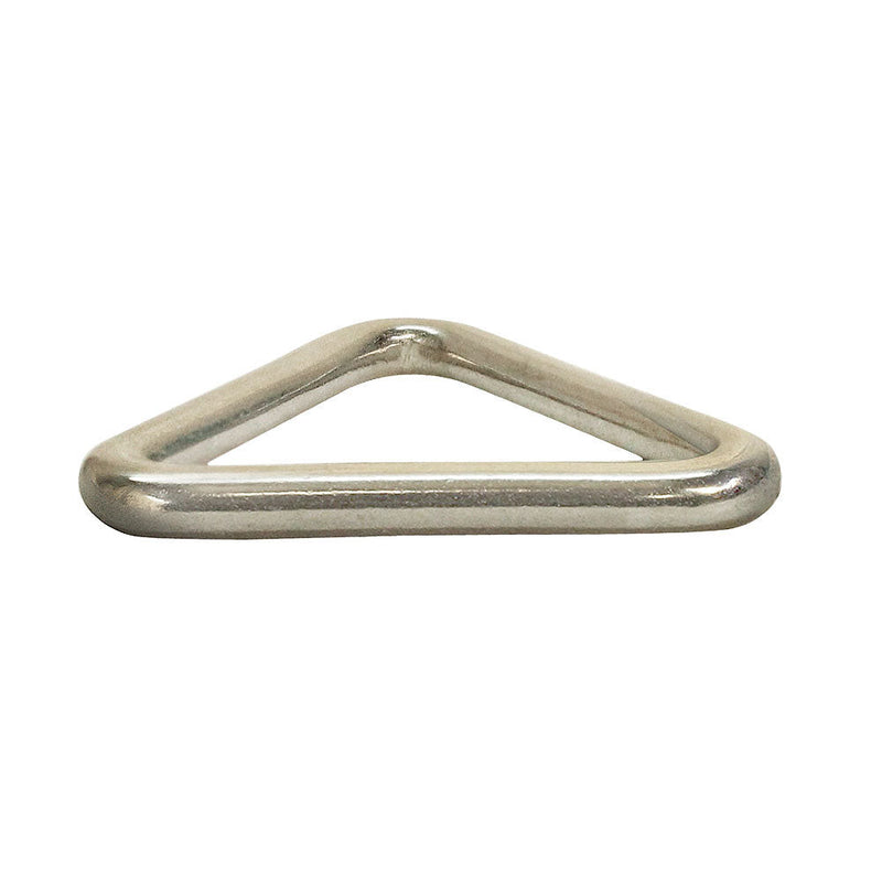 5Pc 316 Stainless Steel Triangle Ring Welded 1/4" x 2" Marine Grade (6mm x 50mm)