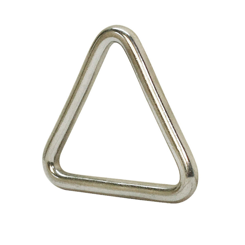 5Pc 316 Stainless Steel Triangle Ring Welded 1/4" x 2" Marine Grade (6mm x 50mm)