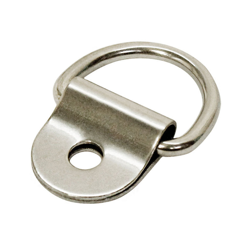 5 Pc Marine Boat 316 Stainless Steel D Ring Pad Eye D-Ring 1/4'' Pin Hole