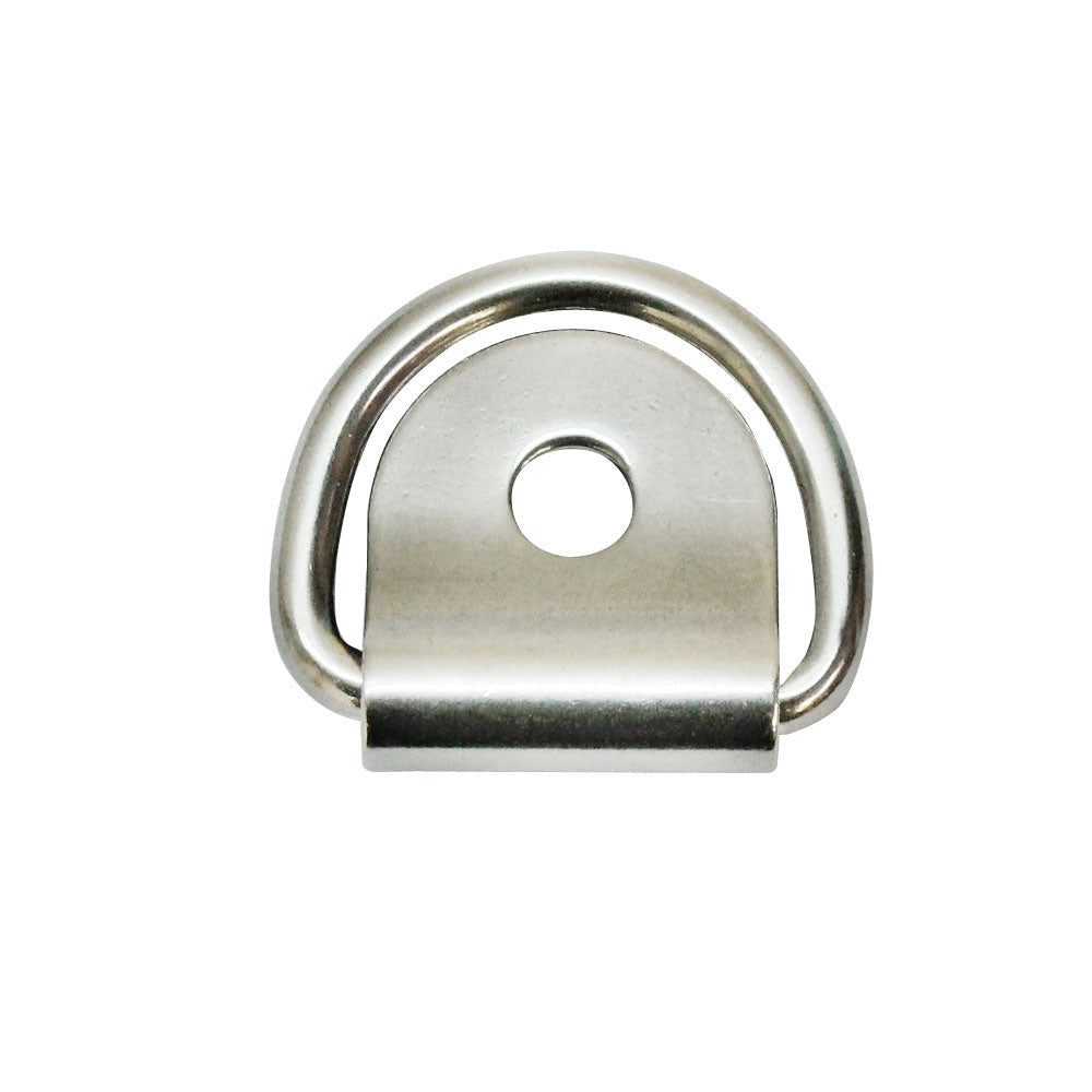 5 Pcs T316 Stainless Steel D-Ring Pad Eye – Marine Grade, 1/8" Pin Hole