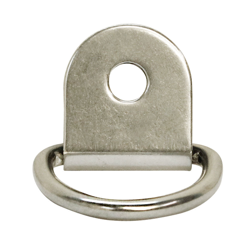 5 Pcs T316 Stainless Steel D-Ring Pad Eye – Marine Grade, 1/8" Pin Hole