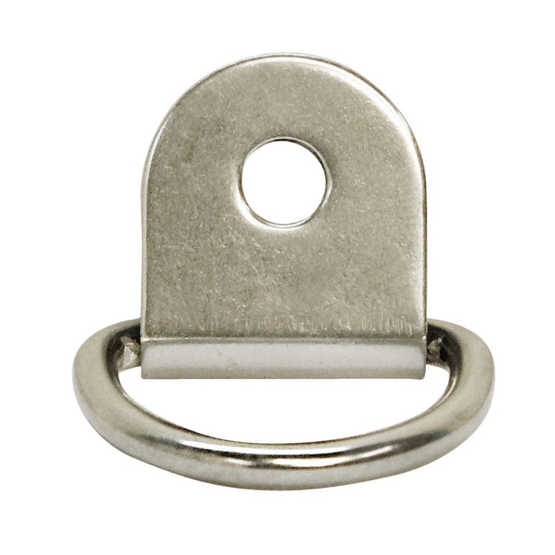 5 Pc Marine Boat 316 Stainless Steel D Ring Pad Eye D-Ring 1/4'' Pin Hole