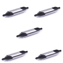 5 Pc Premium HSS Center Drills No.3 60 Degree Combined Bits Drilling Machinist