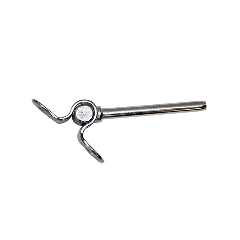 5 PC Stainless Steel 316 Deck Toggle Swage Stud Marine Turnbuckle Cable Railing 1/8''