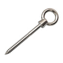 5 Pc Stainless Steel Marine 3/8'' x 4'' Stainless Steel Screw Lag Eye Bolt 316