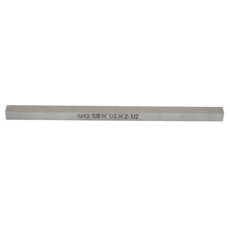5 Pc-1/8'' x 1/8'' x 2-1/2'' M42 HSS Square Tool Bit Lathe Fly Cutter Mill Blank
