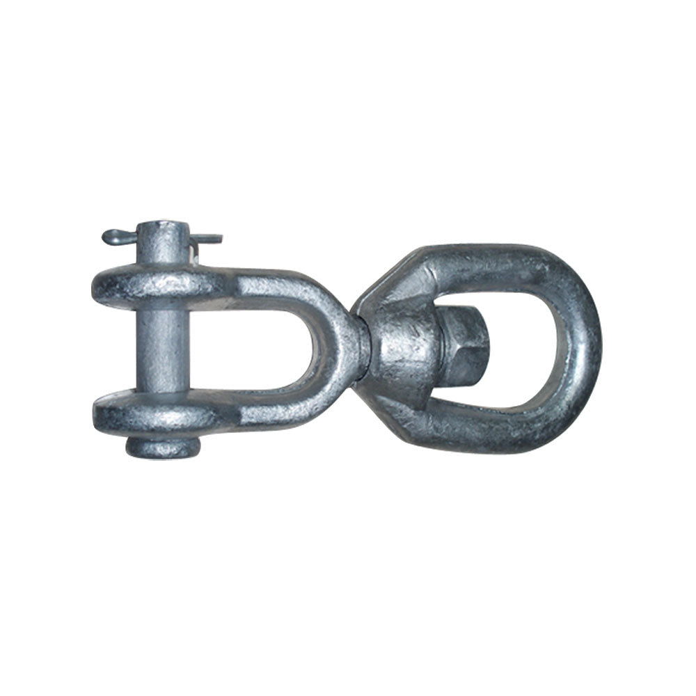 5 PCS 1/4" JAW EYE Swivel Marine Mooring Galvanized 850 lbs