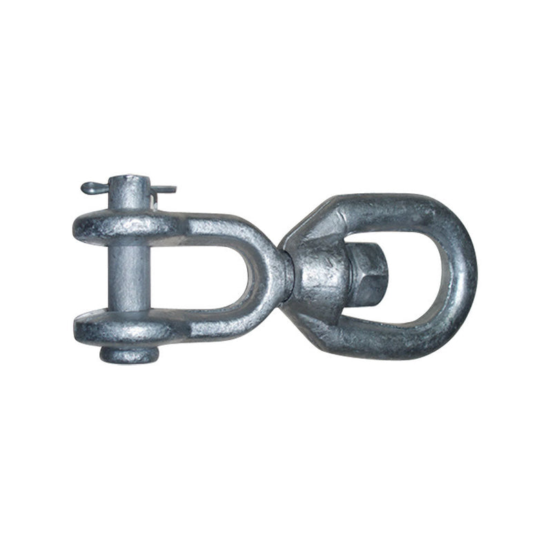 5 PCS 1/4" JAW EYE Swivel Marine Mooring Galvanized 850 lbs
