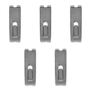 5 PCS CHROME Gridwall Utility  Hook Picture  Hanger Grid  Panel Notch Display