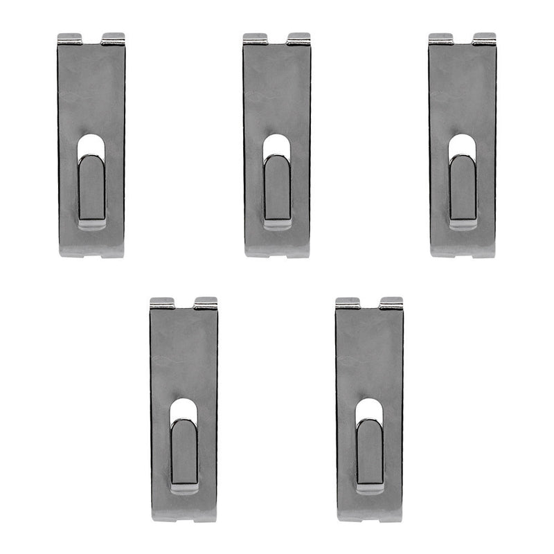 5 PCS CHROME Gridwall Utility  Hook Picture  Hanger Grid  Panel Notch Display