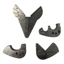 Multi-functional pipe cutter tool kit with forged steel blade and four interchangeable a