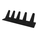 Velvet 5 slot ring display holder for jewelry showcase or retail counter