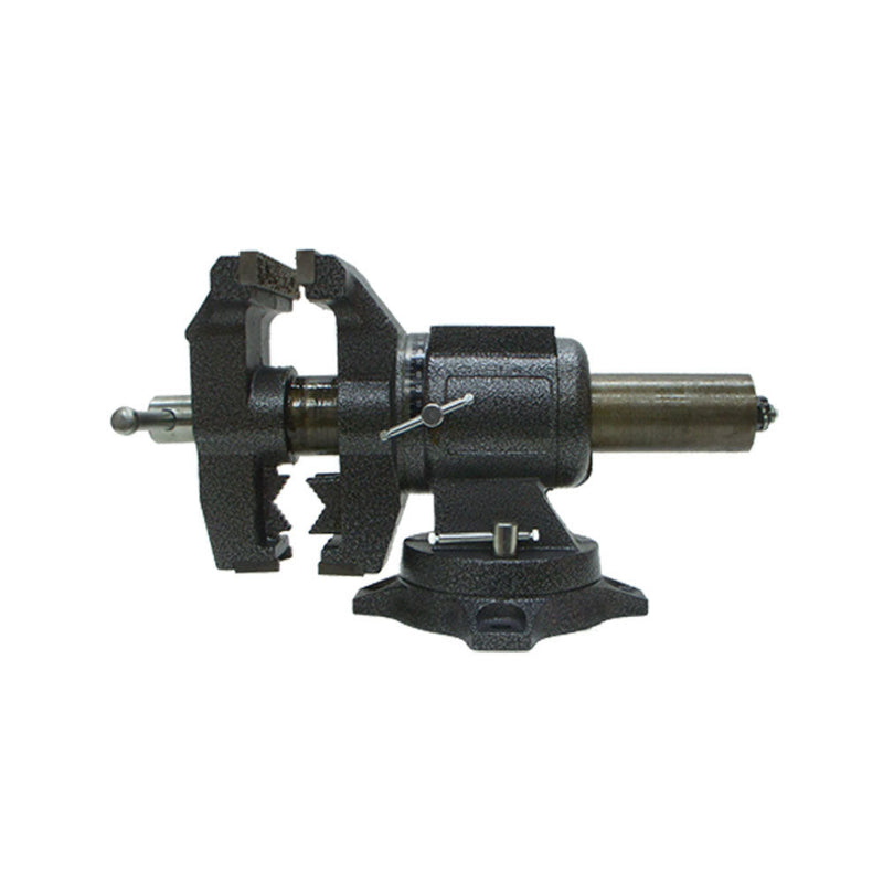 5" MULTI PURPOSE VISE ANVIL PIPE 360 degree Scale Ruler Swivel Base & Jaw