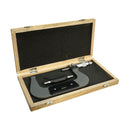 5-6 inch digital micrometer .0001" precision tool in fitted case with accessories.